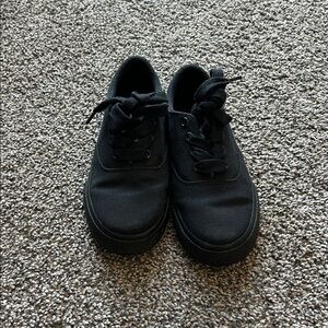 Black Canvas Sneakers